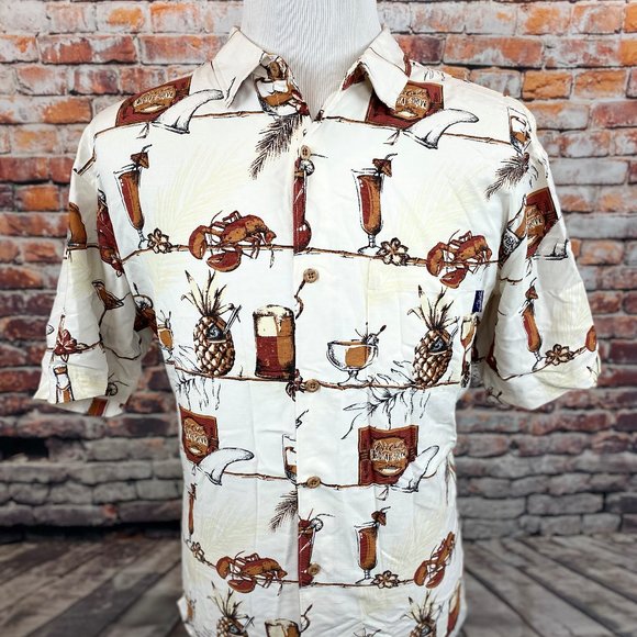 Jack O'Neill Collection Beer Lobster Print Shirt L - Picture 4 of 5